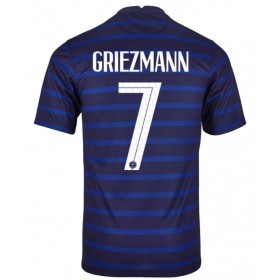 Camisolas de futebol França Antoine Griezmann 7 Equipamento Principal EURO 2020 Manga Curta